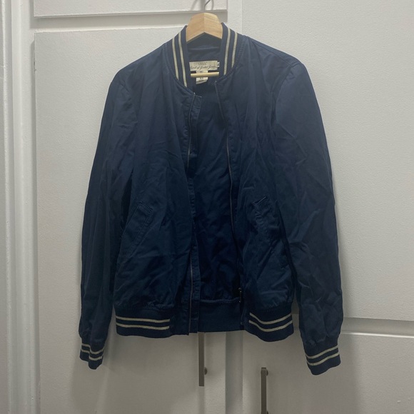 Blue baseball bomber jacket - Picture 1 of 2